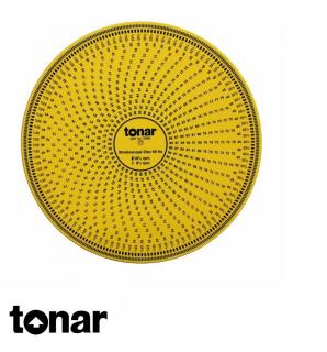 Tonar Yellow Acrylic Stroboscope Disc (12" stroboskopický kotouč)