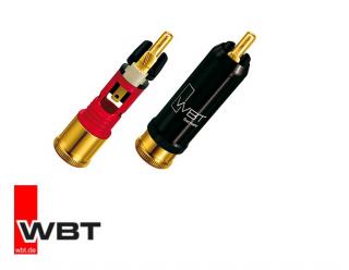 WBT 0110 Cu (Cinch / RCA  konektor Signature s technologií nextgen™ z čisté mědi pro High-End aplikace)