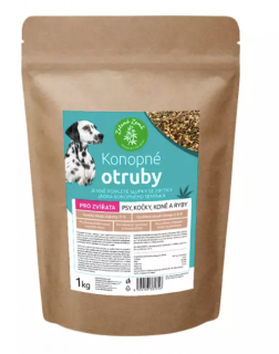 Konopné otruby Velikost balení: 1 kg