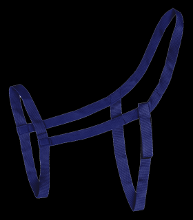 Pastevní ohlávka Waldhausen bez kování Barva: Modrá, Velikost: Pony
