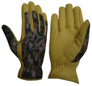 Westernové rukavice Camouflage Velikost: M
