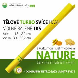 Tělová Turbo svíce HOXI - Nature