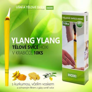 Tělové svíce HOXI s YLANG YLANG v krabičce 10ks