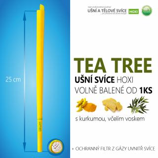 Ušní svíce HOXI s TEA TREE - volně balené volně balené: 100ks a více