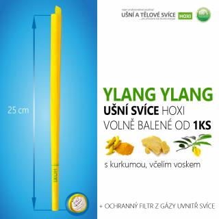 Ušní svíce HOXI s YLANG YLANG - volně balené volně balené: 100ks a více