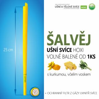 Ušní svíce HOXI se ŠALVĚJÍ - volně balené volně balené: 100ks