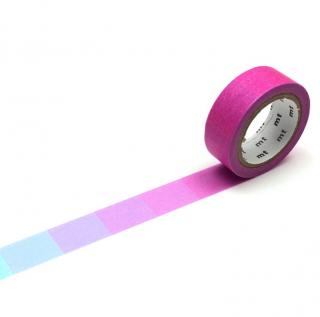 Washi páska MT Fluorescent pink/blue