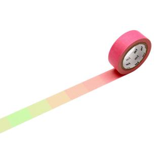 Washi páska MT Fluorescent pink/green