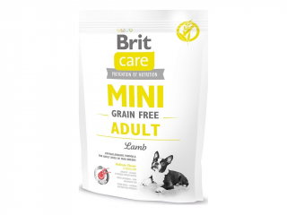 Brit Care MINI Grain Free Adult Lamb 400 g (Granule pro dospělé psy malých plemen. Jehněčí maso.)