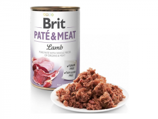 Brit Paté &amp; Meat Lamb 800 g (Konzerva pro psy. Jehněčí a kuřecí masové paté.)