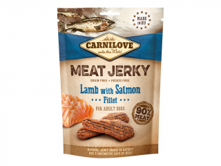 Carnilove Jerky Lamb &amp; Salmon Fillet 100 g (Pamlsek pro psy. Krůta, kuře, jehněčí, losos.)