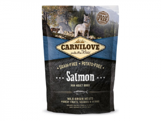 Carnilove Salmon for Adult 1,5 kg (Granule pro dospělé psy všech plemen. Losos.)