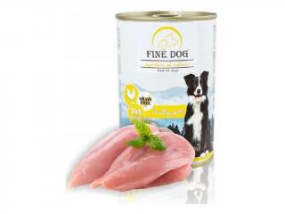 Fine Dog FoN konzerva pro psy drůbeží 70% masa Paté 400 g (Konzerva pro psy. Drůbeží masové paté.)