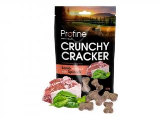 Profine Dog Crunchy Cracker Lamb enriched with Spinach 150 g (Křupavý pamlsek pro psy. Jehněčí maso obohacené špenátem.)