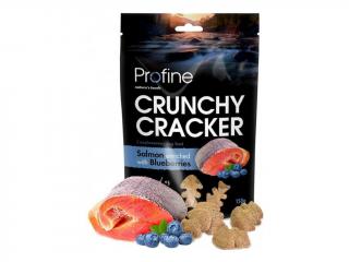 Profine Dog Crunchy Cracker Salmon enriched with Blueberries 150 g (Křupavý pamlsek pro psy. Losos obohacený borůvkami.)