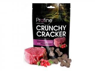 Profine Dog Crunchy Cracker Venison enriched with Hawthorn 150 g (Křupavý pamlsek pro psy. Zvěřina obohacená hlohem.)