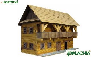 Chaloupka - WALACHIA Fojtství (Dřevěná stavebnice WALACHIA - Fojtství; 298 dílků)