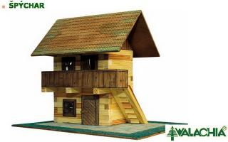 Chaloupka - WALACHIA Špýchar (Dřevěná stavebnice WALACHIA - Špýchar; 126 dílků)