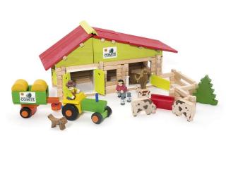 Dětská dřevěná farma - 140 dílů   (Dětská dřevěná farma. Dětská dřevěná farma)