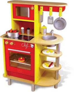 Dětská dřevěná kuchyňka V6194 - 80 cm (Dětská dřevěná kuchyňka )