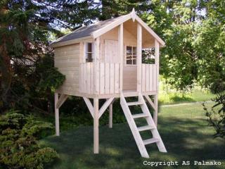 Dětský domek TOBY (Dětský dřevěný domek na zahradu.  Dětský domek TOBY)