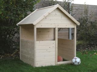 Dětský dřevěný domek 136x132 cm (Dětský dřevěný domek na zahradu.  )