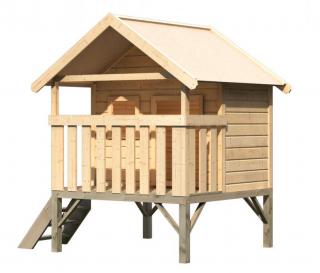 Dětský dřevěný domek vyvýšený LG1805 (Dětský zahradní dřevěný domek vyvýšený)