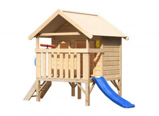 Dětský dřevěný domek vyvýšený LG1808 (Dětský zahradní dřevěný domek vyvýšený)