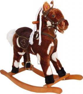 Dětský houpací koník plyšový (Dětský houpací kůňDětský houpací koník )