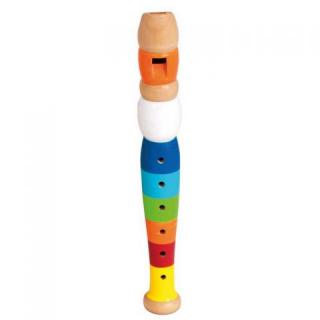 Dřevěná flétna barevná (Dětská dřevěná flétna)