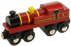 Dřevěná lokomotiva pro dřevěné vláčkodráhy - lokomotiva Metropolitan (Dřevěná lokomotiva pro dřevěné vláčkodráhy - lokomotiva Metropolitan)