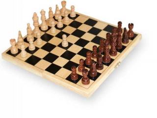 Dřevěné šachy v boxu (Dřevěné šachy v boxu)