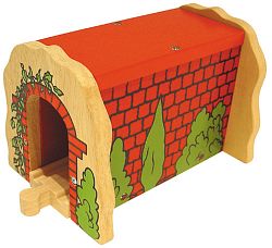 Dřevěné vláčky - BJ Tunel cihlový (Dřevěné vláčky - Dřevěné vláčky - BJ Tunel cihlový)