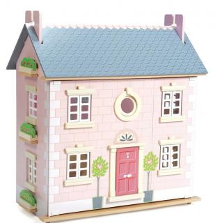Dřevěný domeček pro panenky Le Toy  35x67x61 (Dřevěný domeček pro panenky. )