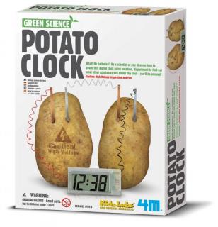 Experimentální sada - hodiny z brambor (Hračky pro malé vědce - experimentální sada )