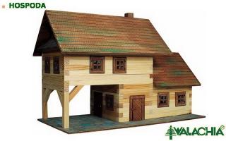 Hospoda - WALACHIA (Dřevěná stavebnice WALACHIA -  Hospoda - WALACHIA; 192 dílků)