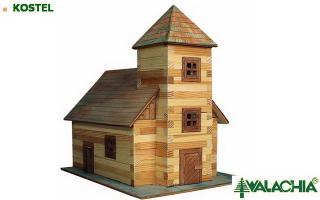 Kostel - WALACHIA (Dřevěná stavebnice WALACHIA -    Kostel - WALACHIA; 115 dílků)