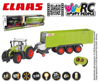 RC traktor - traktor na dálkové ovládání (RC traktor se světlem)