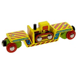 Vagon s buldozerem pro dřevěné vláčkodráhy (Vagon s buldozerem pro dřevěné vláčkodráhy)