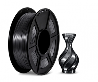 Filament ECONOMY SILK PLA+ černá 1 kg