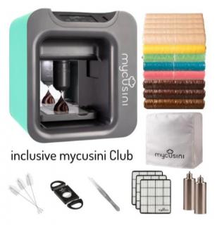 Mycusini 2.0 - 3D tiskárna čokolády - prémiový balíček Barva čokotiskárny: Fresh Mint