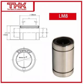 Originální THK linearní ložisko LM8UU