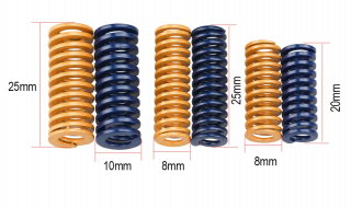 Pružina pod bed tiskáren Creality/Ender Barva pružiny: modrá, Délka pružiny: 20mm, Vnější průměr pružiny: 10mm