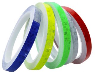 Reflexní páska 8mx10mm barva pásky: Zelená