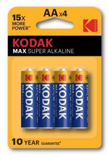 AA Kodak 4 ks - Max super alkaline ( LR6)