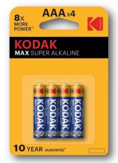 AAA Kodak 4 ks - Max super alkaline ( LR03 )