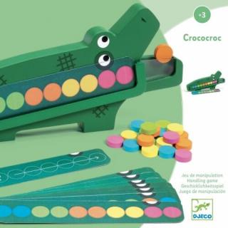 Hra Krokodýl – seřaď správně barvičky Djeco