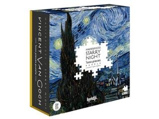 Puzzle Hvězdná noc (van Gogh) 1000 dílků, 46 x 65 cm Londji