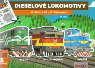 Betexa | Vystřihovánky - Dieselové lokomotivy