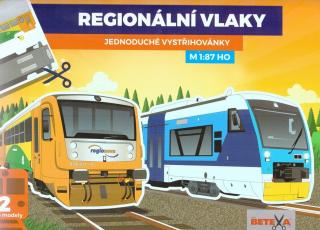 Betexa | Vystřihovánky - Regionální vlaky